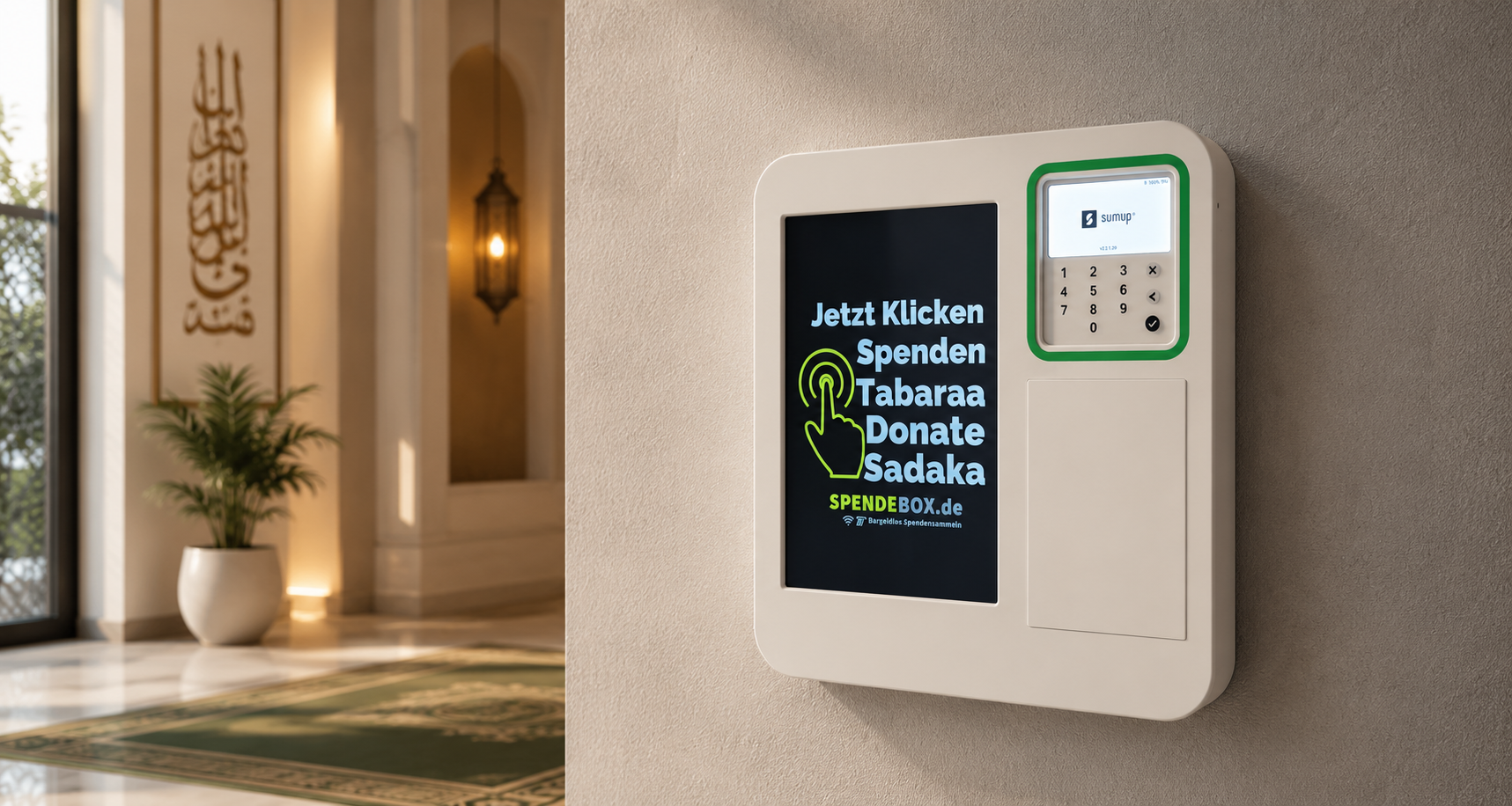 SadaqaBox Mietmodell – flexibel und günstig
